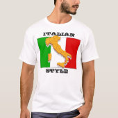 ITALIAANSE STIJL T-SHIRT (Voorkant)