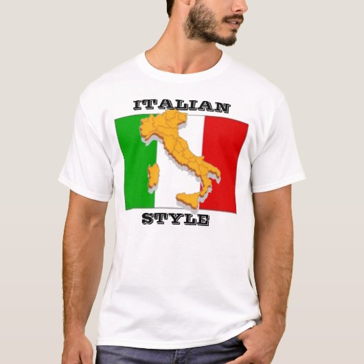 ITALIAANSE STIJL T-SHIRT (Voorkant)