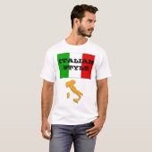 Italiaanse stijl t-shirt (Voorkant volledig)