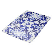 Italiaanse stijl, tegels, majolica All-Over Print Badmat (Gekanteld)
