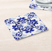 Italiaanse stijl, tegels, majolica All-Over Print Kartonnen Onderzetters (Schuin)