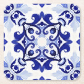 Italiaanse stijl, tegels, majolica All-Over Print Kartonnen Onderzetters (Voorkant)