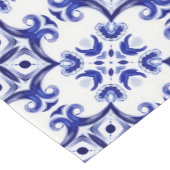 Italiaanse stijl, tegels, majolica All-Over Print  Korte Tafelloper (Hoek)