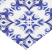 Italiaanse stijl, tegels, majolica All-Over Print  Tafelkleed (Gekanteld)