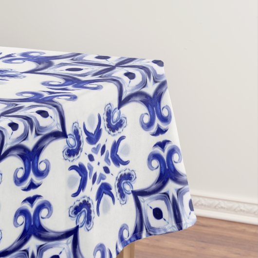 Italiaanse stijl, tegels, majolica All-Over Print  Tafelkleed (Voorbeeld)