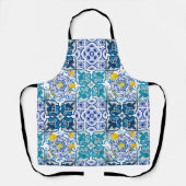 Italiaanse stijl, trillend keramisch tegels schort (Voorkant)