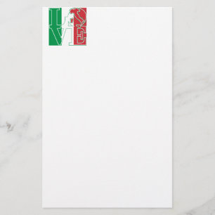 Italiaanse stijl VERLIEPEN Briefpapier