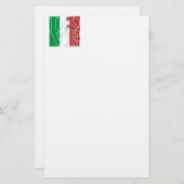 Italiaanse stijl VERLIEPEN Briefpapier (Voorkant / Achterkant)