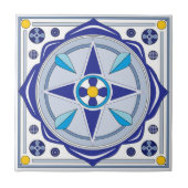 Italiaanse stijlkeramische theel tegeltje (Voorkant)