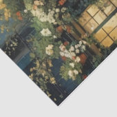 Italiaanse straat bij nacht Decoupage Tissuepapier (Detail)