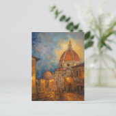 Italiaanse straat | Florence, Italië | Reis Briefkaart (Staand voorkant)