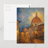 Italiaanse straat | Florence, Italië | Reis Briefkaart (Voorkant / Achterkant)