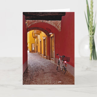 Italiaanse straat kaart