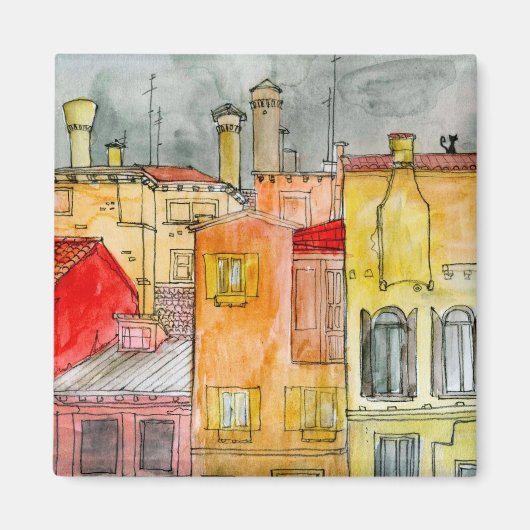 Italiaanse straat magneet (Voorkant)