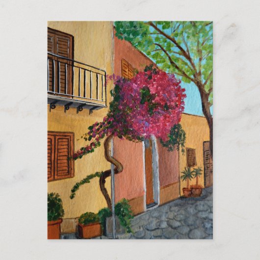 Italiaanse straat | Stad Briefkaart (Voorkant)