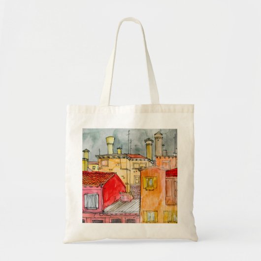 Italiaanse straat tote bag (Voorkant)