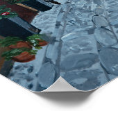 Italiaanse straat voor kerstmis | Sicilië, middele Poster (Hoek)