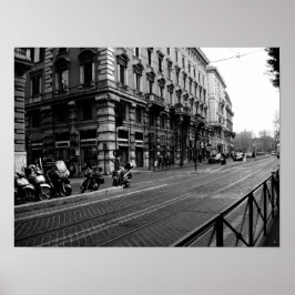 Italiaanse stratenposter poster