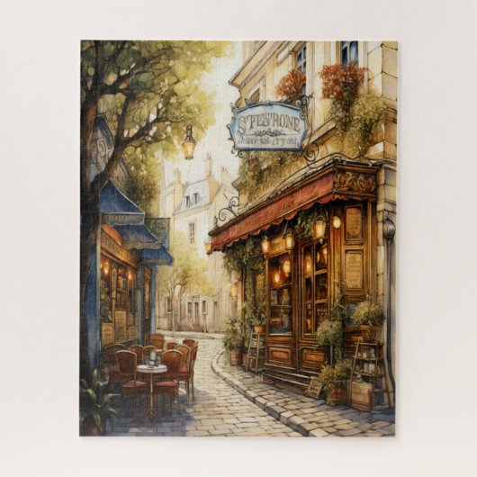 Italiaanse Street Scene Puzzel (Verticaal)