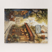 Italiaanse Street Scene Puzzel (Horizontaal)