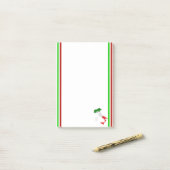 Italiaanse stremming post-it® notes (Op bureau)