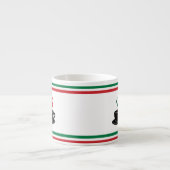 Italiaanse strepen espresso kop (Voorkant)