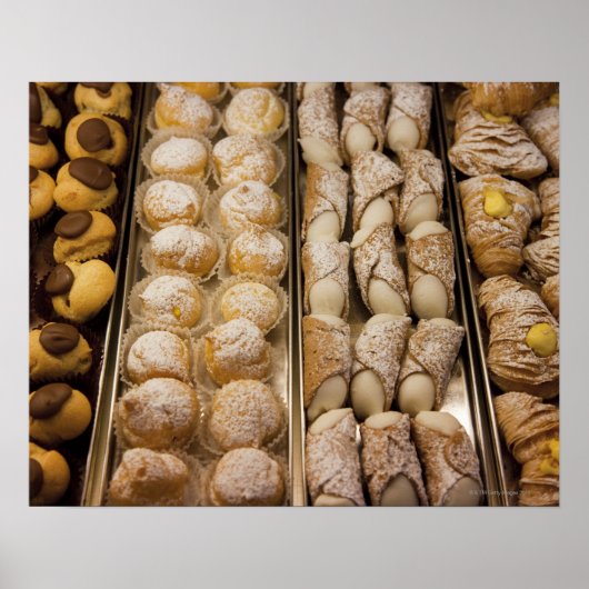 Italiaanse strepen poster (Voorkant)