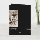 Italiaanse sympathie - Condoglianze - Engel met ha Kaart (Achterkant)