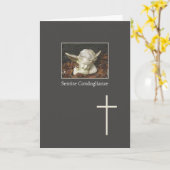 Italiaanse Sympathie Guardian Angel Kaart (Gele Bloem)