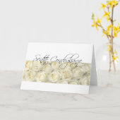 Italiaanse sympathie rozen - sentite condoglianze kaart (Gele Bloem)