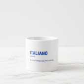 ITALIAANSE taal Espresso Kop (Voorkant)