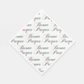 Italiaanse taal Happy Pasona Pasqua Napkins Servet (Hoek)