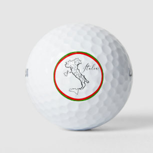 *~* Italiaanse taal Italië Kaart Golfballen
