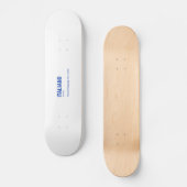 ITALIAANSE taal Persoonlijk Skateboard (Voorkant)