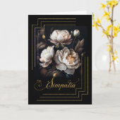 Italiaanse taal sympathie magnolias kaart (Gele Bloem)