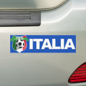 Italiaanse team Bumpersticker (Op auto)