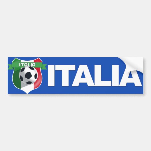 Italiaanse team Bumpersticker (Voorkant)