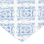 Italiaanse Tegel Positano Tuscan Blue Korte Tafelloper (Hoek)