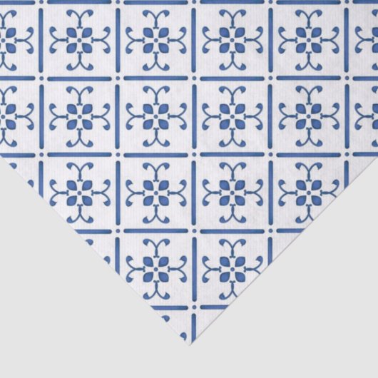  italiaanse Tegels motief Tissuepapier (Detail)