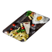 Italiaanse tekst over voedsel personaliseren magneet (Linkerzijde)