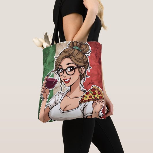 Italiaanse Thema Tas (Dichtbij)