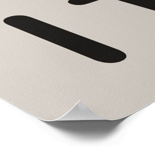 Italiaanse toren van Pisa Poster (Hoek)