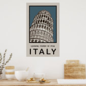 Italiaanse toren van Pisa Poster (Keuken)