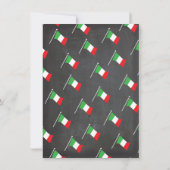 Italiaanse toren van Pisa Rehearsal Dinner Birthda Kaart (Achterkant)