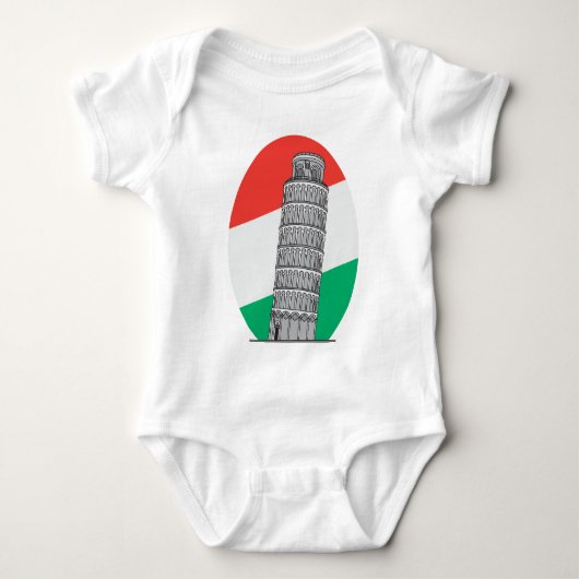 Italiaanse toren van Pisa Romper (Voorkant)