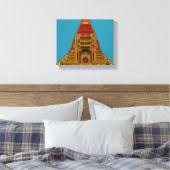 Italiaanse Torino Mole Antonelliana Pop Art Style Canvas Afdruk (Insitu (Slaapkamer))