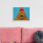 Italiaanse Torino Mole Antonelliana Pop Art Style Canvas Afdruk (Insitu (Woonkamer))