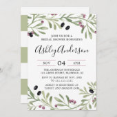 Italiaanse Toscaanse Bruidsmeisjesfeest Uitnodigin Kaart (Voorkant / Achterkant)