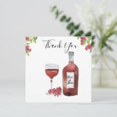 Italiaanse trouwkaart bedankkaarten kaart (Staand voorkant)