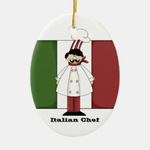 Italiaanse Tsjetsjeen #1 Keukenornament Keramisch Ornament